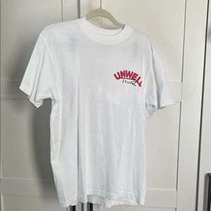 Alex Cooper Unwell Tour White T-Shirt